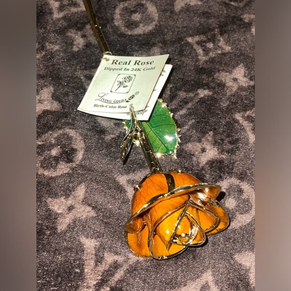 Living Gold Vintage Real Rose dipped in 24k gold - Picture 2 of 6